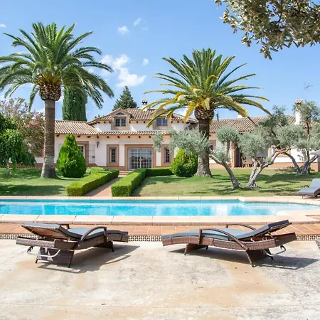 Andalusische Luxus-finca La Almunia Garden Ronda Willa *